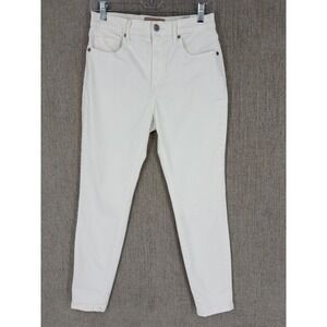 Everlane Jeans Women 28 Bone White The High Rise Skinny Jean Ankle Stretch Denim